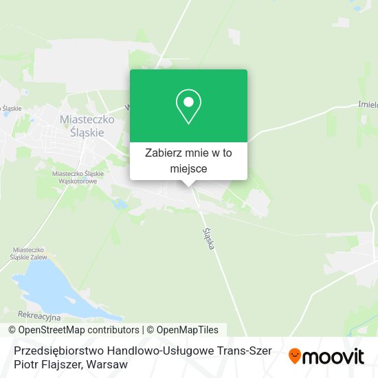 Mapa Przedsiębiorstwo Handlowo-Usługowe Trans-Szer Piotr Flajszer