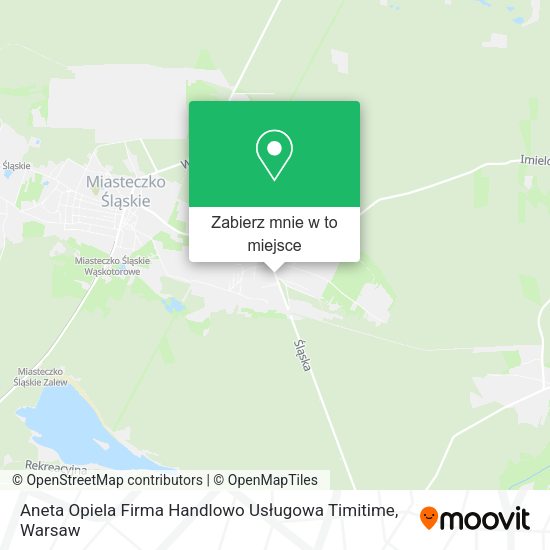 Mapa Aneta Opiela Firma Handlowo Usługowa Timitime