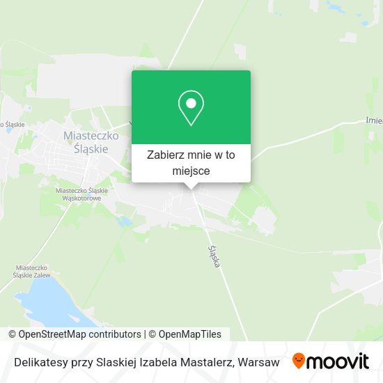 Mapa Delikatesy przy Slaskiej Izabela Mastalerz