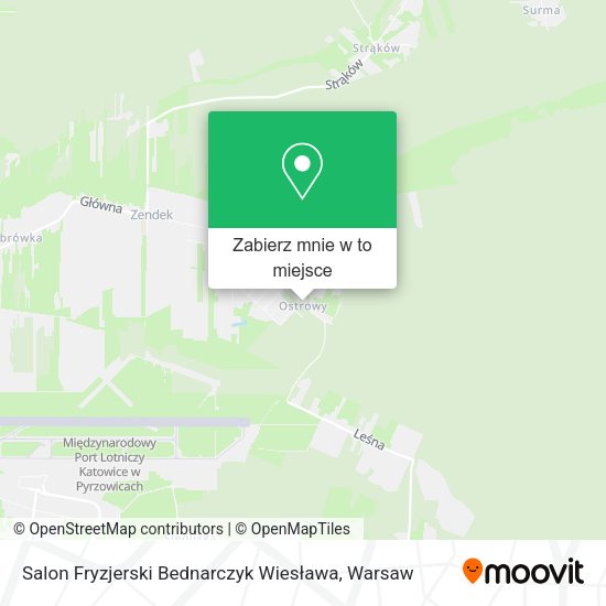 Mapa Salon Fryzjerski Bednarczyk Wiesława