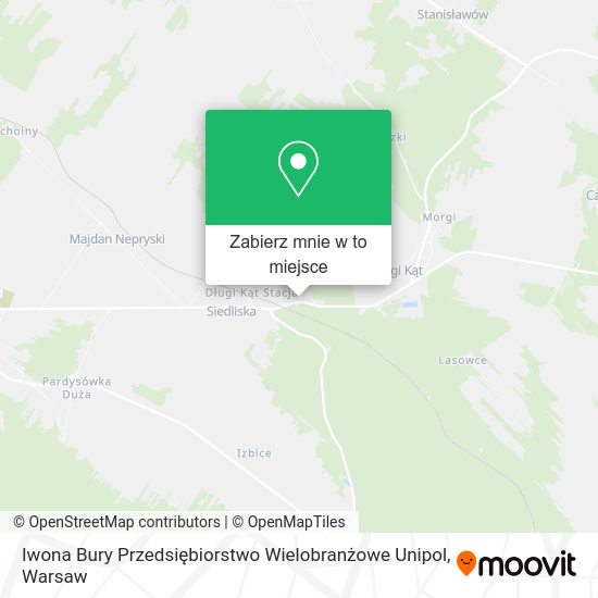 Mapa Iwona Bury Przedsiębiorstwo Wielobranżowe Unipol