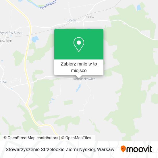 Mapa Stowarzyszenie Strzeleckie Ziemi Nyskiej