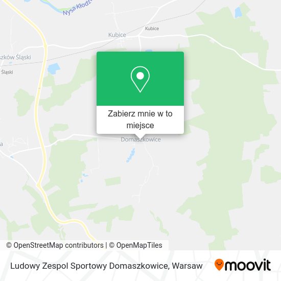 Mapa Ludowy Zespol Sportowy Domaszkowice