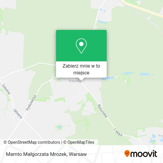 Mapa Mamto Małgorzata Mrozek