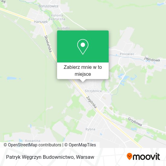 Mapa Patryk Węgrzyn Budownictwo