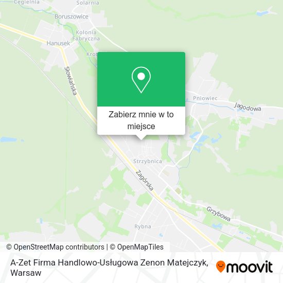 Mapa A-Zet Firma Handlowo-Usługowa Zenon Matejczyk