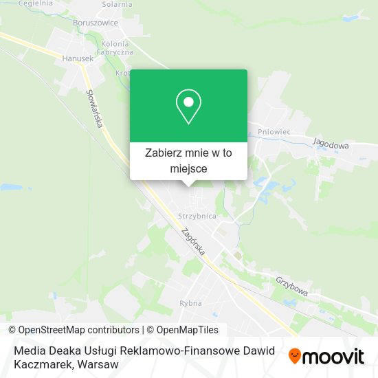 Mapa Media Deaka Usługi Reklamowo-Finansowe Dawid Kaczmarek