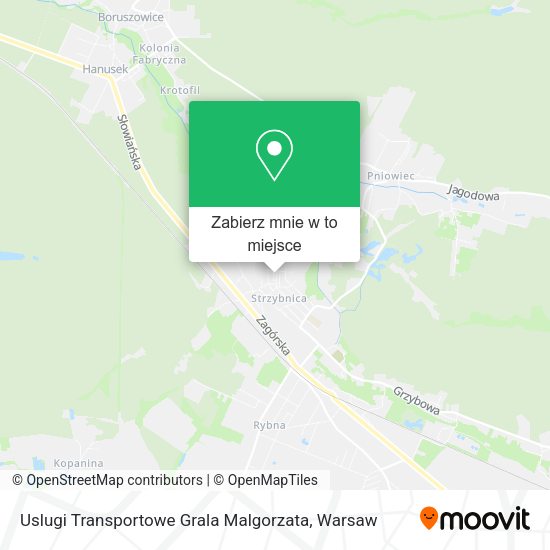 Mapa Uslugi Transportowe Grala Malgorzata