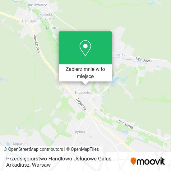 Mapa Przedsiębiorstwo Handlowo Usługowe Galus Arkadiusz