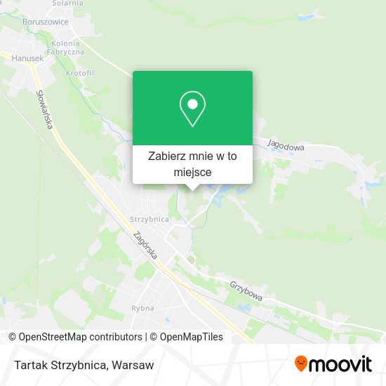 Mapa Tartak Strzybnica