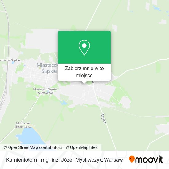 Mapa Kamieniołom - mgr inż. Józef Myśliwczyk