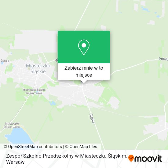 Mapa Zespół Szkolno-Przedszkolny w Miasteczku Śląskim