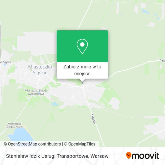 Mapa Stanisław Idzik Usługi Transportowe