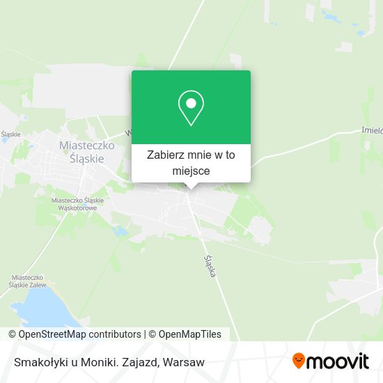 Mapa Smakołyki u Moniki. Zajazd