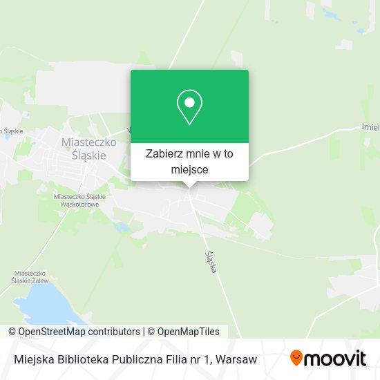 Mapa Miejska Biblioteka Publiczna Filia nr 1