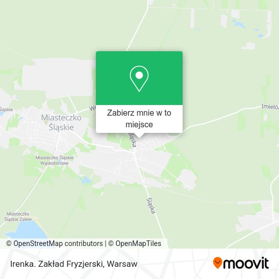 Mapa Irenka. Zakład Fryzjerski