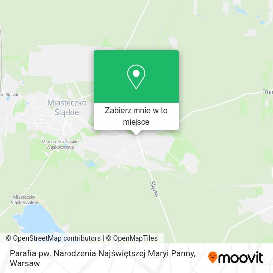 Mapa Parafia pw. Narodzenia Najświętszej Maryi Panny