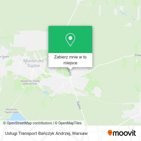 Mapa Usługi Transport Bańczyk Andrzej