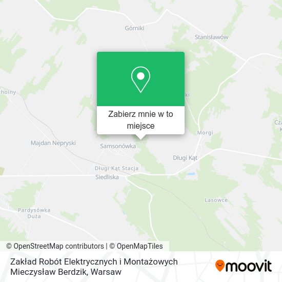 Mapa Zakład Robót Elektrycznych i Montażowych Mieczysław Berdzik