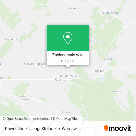 Mapa Paweł Jonik Usługi Stolarskie