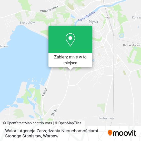 Mapa Walor - Agencja Zarządzania Nieruchomościami Stonoga Stanisław