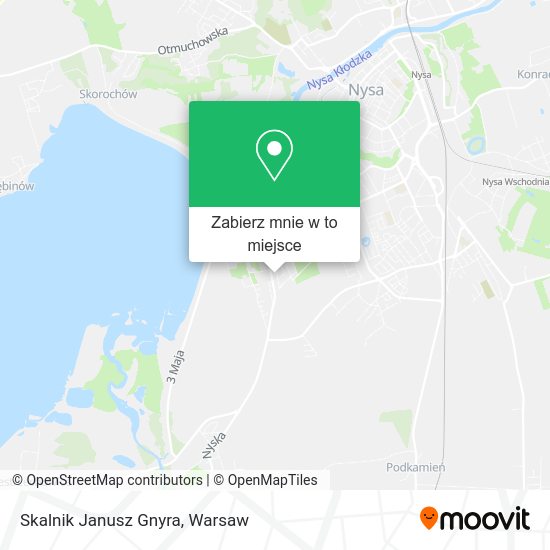 Mapa Skalnik Janusz Gnyra