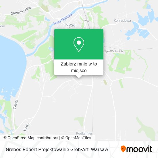 Mapa Grębos Robert Projektowanie Grob-Art