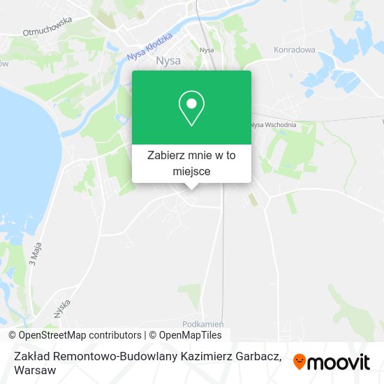 Mapa Zakład Remontowo-Budowlany Kazimierz Garbacz