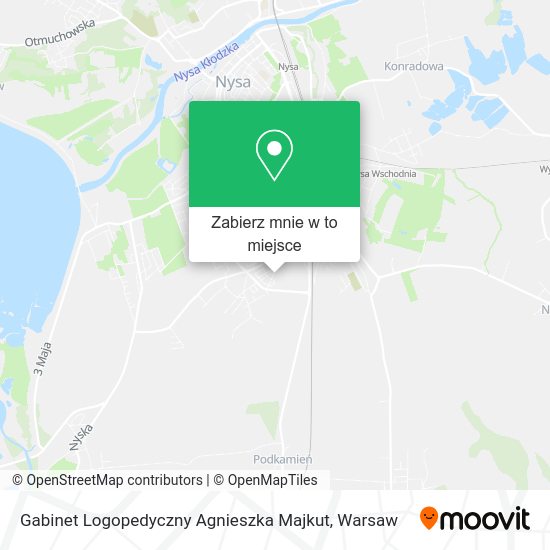 Mapa Gabinet Logopedyczny Agnieszka Majkut