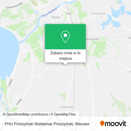 Mapa PHU Prószyński Waldemar Prószyński