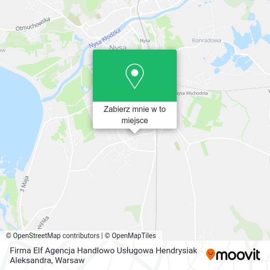 Mapa Firma Elf Agencja Handlowo Usługowa Hendrysiak Aleksandra