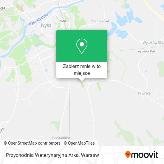 Mapa Przychodnia Weterynaryjna Arka