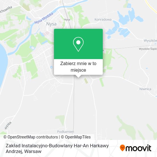 Mapa Zakład Instalacyjno-Budowlany Har-An Harkawy Andrzej