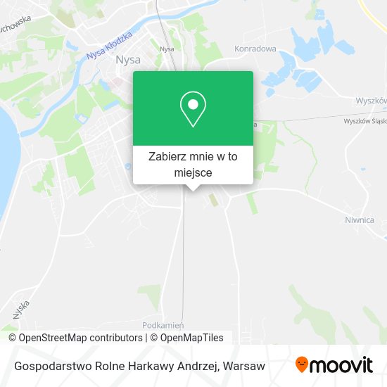 Mapa Gospodarstwo Rolne Harkawy Andrzej