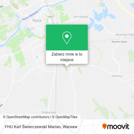 Mapa FHU Karl Świerczewski Marian