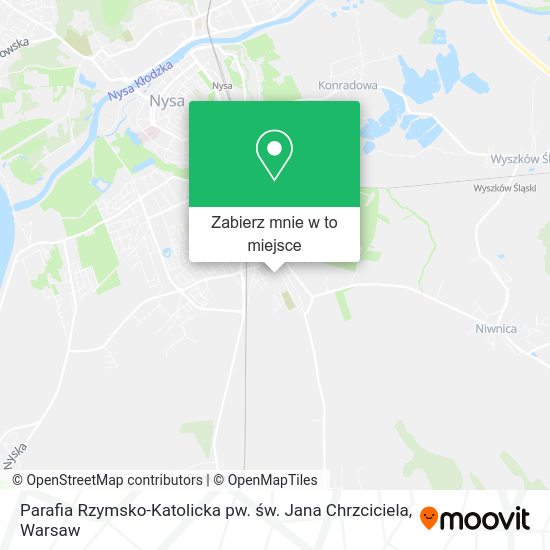 Mapa Parafia Rzymsko-Katolicka pw. św. Jana Chrzciciela