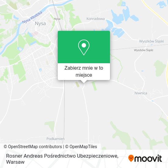 Mapa Rosner Andreas Pośrednictwo Ubezpieczeniowe