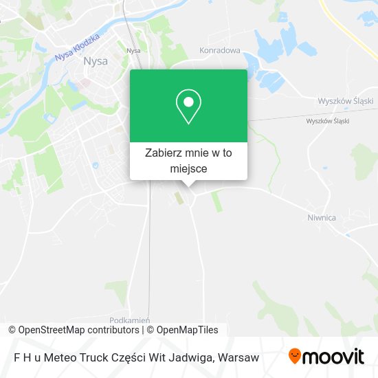 Mapa F H u Meteo Truck Części Wit Jadwiga