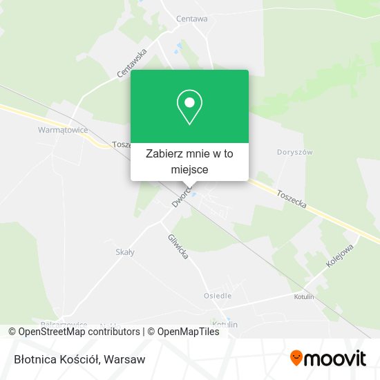 Mapa Błotnica Kościół