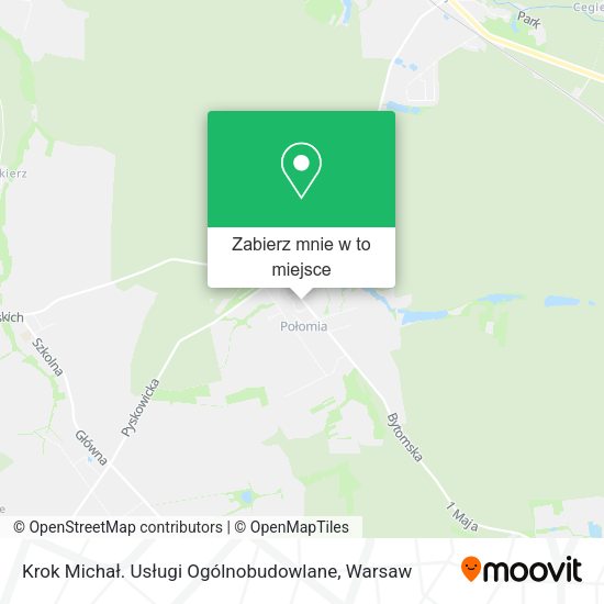 Mapa Krok Michał. Usługi Ogólnobudowlane