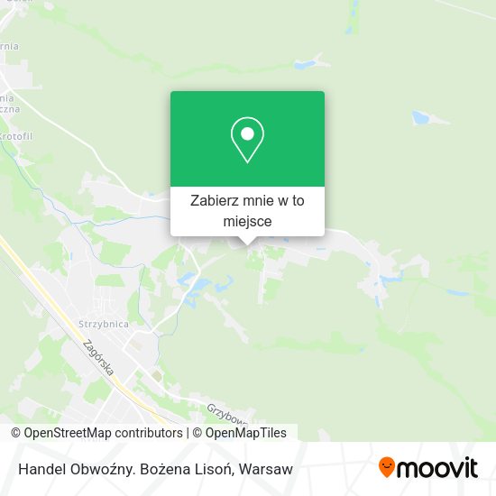 Mapa Handel Obwoźny. Bożena Lisoń