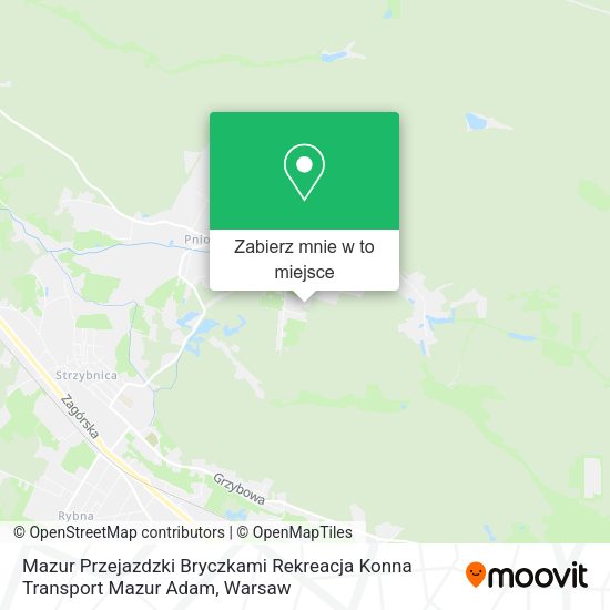 Mapa Mazur Przejazdzki Bryczkami Rekreacja Konna Transport Mazur Adam