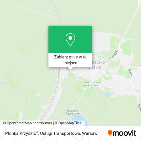 Mapa Płonka Krzysztof. Usługi Transportowe