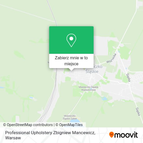 Mapa Professional Upholstery Zbigniew Mancewicz