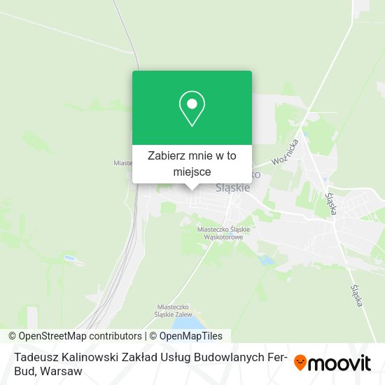 Mapa Tadeusz Kalinowski Zakład Usług Budowlanych Fer-Bud