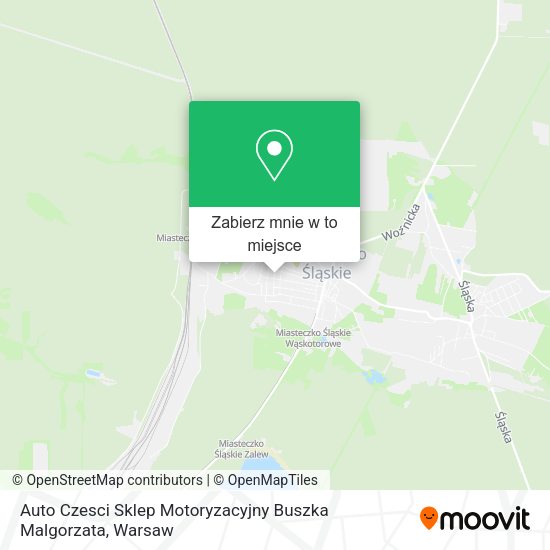 Mapa Auto Czesci Sklep Motoryzacyjny Buszka Malgorzata