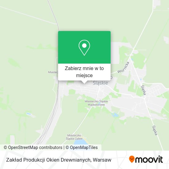 Mapa Zakład Produkcji Okien Drewnianych