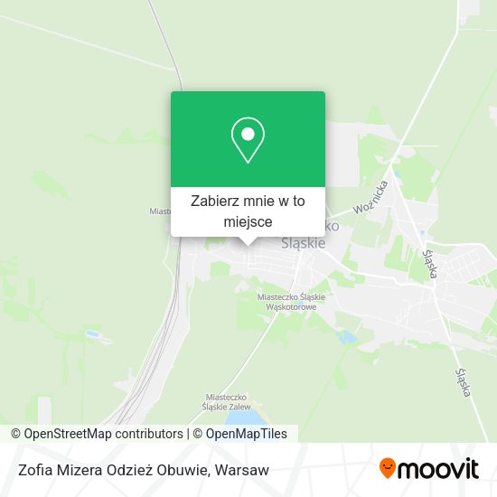 Mapa Zofia Mizera Odzież Obuwie