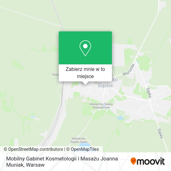 Mapa Mobilny Gabinet Kosmetologii i Masażu Joanna Muniak