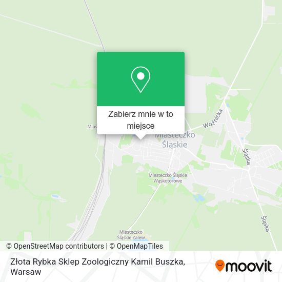 Mapa Złota Rybka Sklep Zoologiczny Kamil Buszka